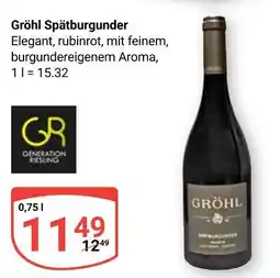Globus Gröhl spätburgunder Angebot
