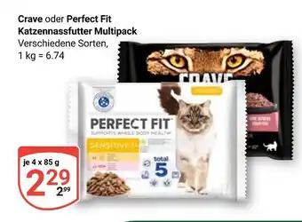 Globus Crave katzennassfutter multipack Angebot