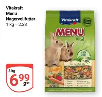 Globus Vitakraft menu nagervollfutter Angebot
