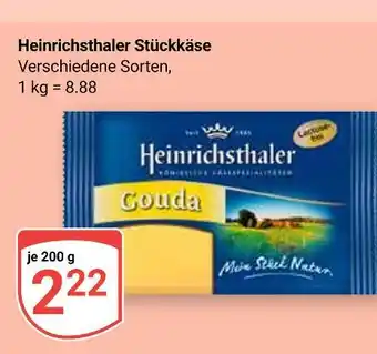 Globus Heinrichsthaler stückkäse Angebot