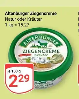 Globus Altenburger ziegencreme natur Angebot
