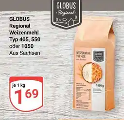 Globus Globus regional weizenmehl typ 405, 550 oder 1050 Angebot