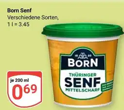 Globus Born thüringer senf mittelscharf Angebot