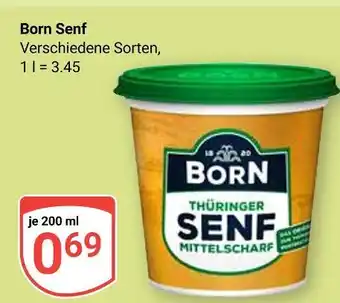 Globus Born thüringer senf mittelscharf Angebot