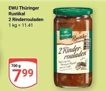 Globus Ewu thüringer rustikal 2 rinderrouladen Angebot