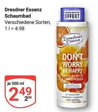 Globus Dresdner essenz schaumbad Angebot