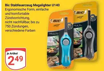 Globus Bic stabfeuerzeug megalighter u140 Angebot