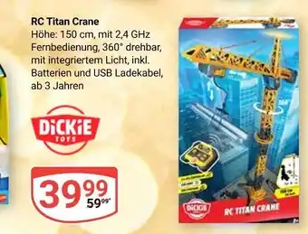 Globus Dickie toys rc titan crane Angebot