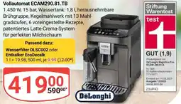 Globus Delonghi vollautomat ecam290.81.tb Angebot