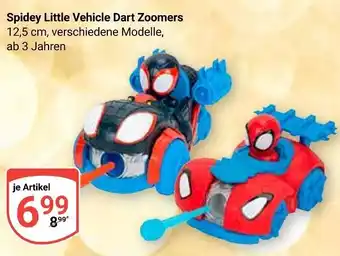 Globus Spidey little vehicle dart zoomers Angebot