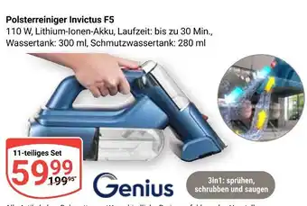 Globus Genius polsterreiniger invictus f5 Angebot