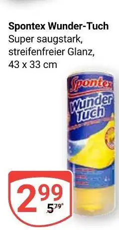 Globus Spontex wunder-tuch Angebot