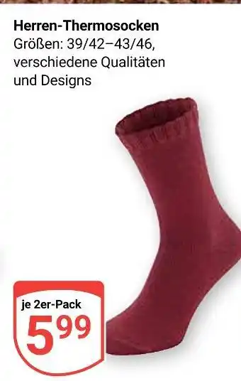 Globus Herren-thermosocken Angebot