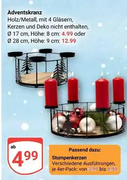 Globus Adventskranz Angebot