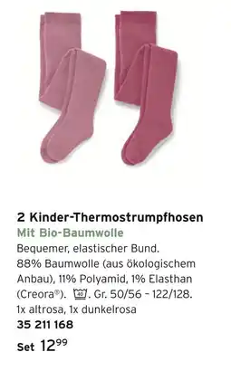 Tchibo Kinder-thermostrumpfhosen Angebot