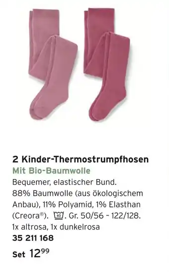 Tchibo Kinder-thermostrumpfhosen Angebot