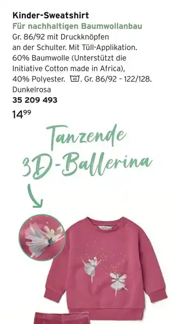 Tchibo Kinder-sweatshirt Angebot