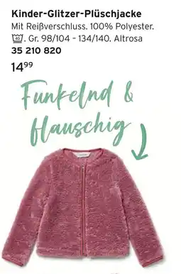 Tchibo Kinder-glitzer-plüschjacke Angebot