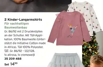 Tchibo Kinder-langarmshirts Angebot
