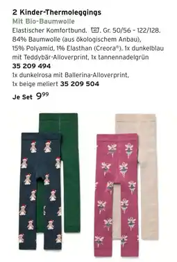 Tchibo Kinder-thermoleggings Angebot