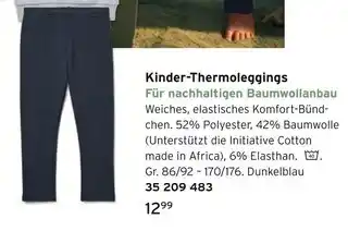 Tchibo Kinder-thermoleggings Angebot