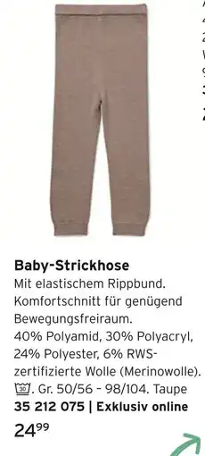 Tchibo Baby-strickhose Angebot