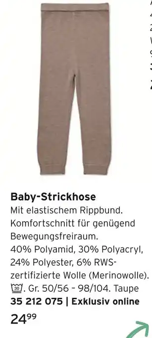 Tchibo Baby-strickhose Angebot