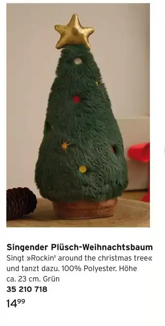 Tchibo Singender plüsch-weihnachtsbaum Angebot