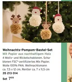Tchibo Weihnachts-pompom-bastel-set Angebot