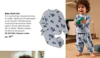 Tchibo Baby-nicki-set Angebot