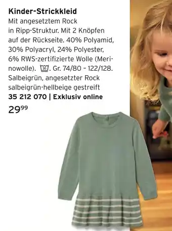 Tchibo Kinder-strickkleid Angebot