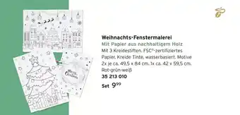 Tchibo Weihnachts-fenstermalerei Angebot
