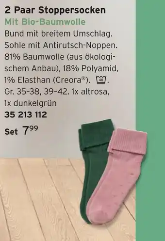 Tchibo 2 paar stoppersocken Angebot