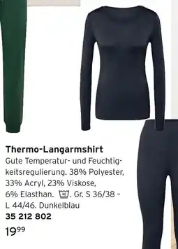 Tchibo Thermo-langarmshirt Angebot