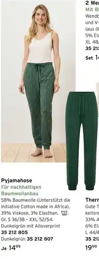 Tchibo Pyjamahose Angebot