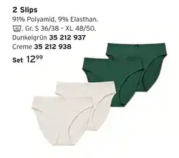 Tchibo 2 slips dunkelgrün Angebot