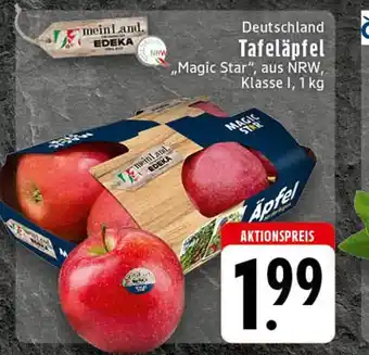 E-Center Meinland edeka magic star tafeläpfel Angebot