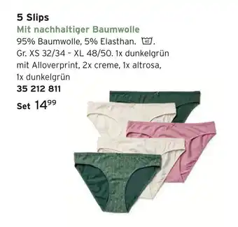 Tchibo 5 slips Angebot