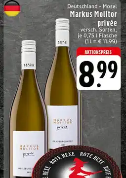 E-Center Markus molitor weissburgunder privée Angebot