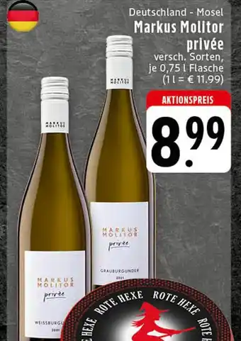 E-Center Markus molitor weissburgunder privée Angebot