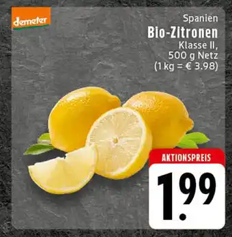 E-Center Demeter bio-zitronen Angebot