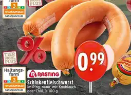 E-Center Rasting schinkenfleischwurst Angebot