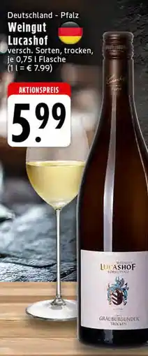 E-Center Weingut lucashof grauburgunder trocken Angebot