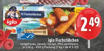 E-Center Iglo fischstäbchen Angebot