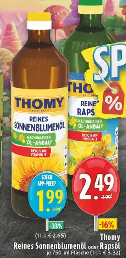 E-Center Rapsöl reines sonnenblumenöl Angebot