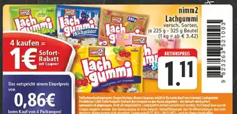 E-Center Nimm2 lachgummi fruchtgummi mit vitaminen Angebot