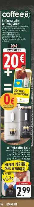 E-Center Coffeeb kaffeemaschine coffeeb globe Angebot