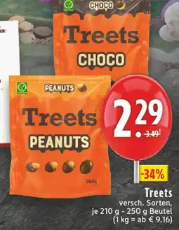 E-Center Treets peanuts Angebot