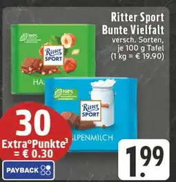 E-Center Ritter sport bunte vielfalt Angebot