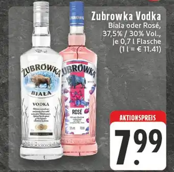 E-Center Zubrowka biala vodka Angebot
